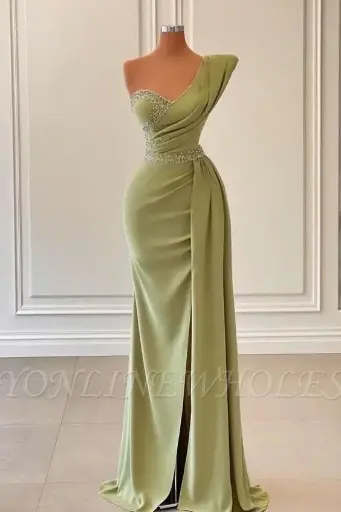 Robe de soirée verte